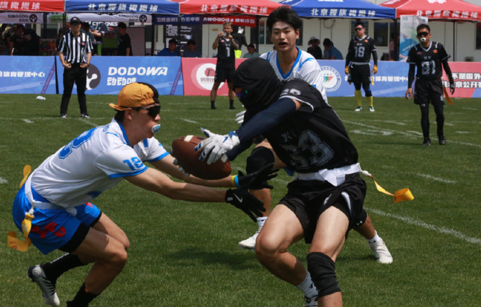 腰旗橄榄球赛事直播拍摄